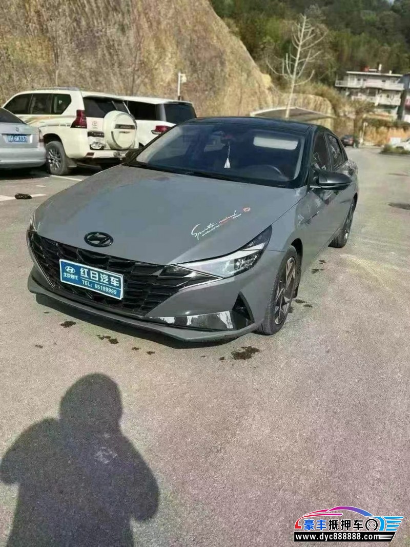 22年现代伊兰特轿车抵押车出售