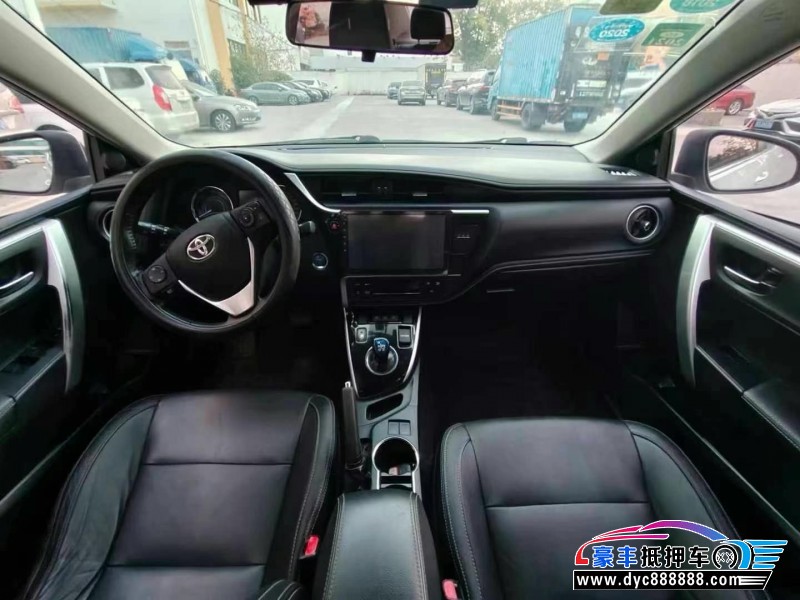 17年丰田卡罗拉轿车抵押车出售