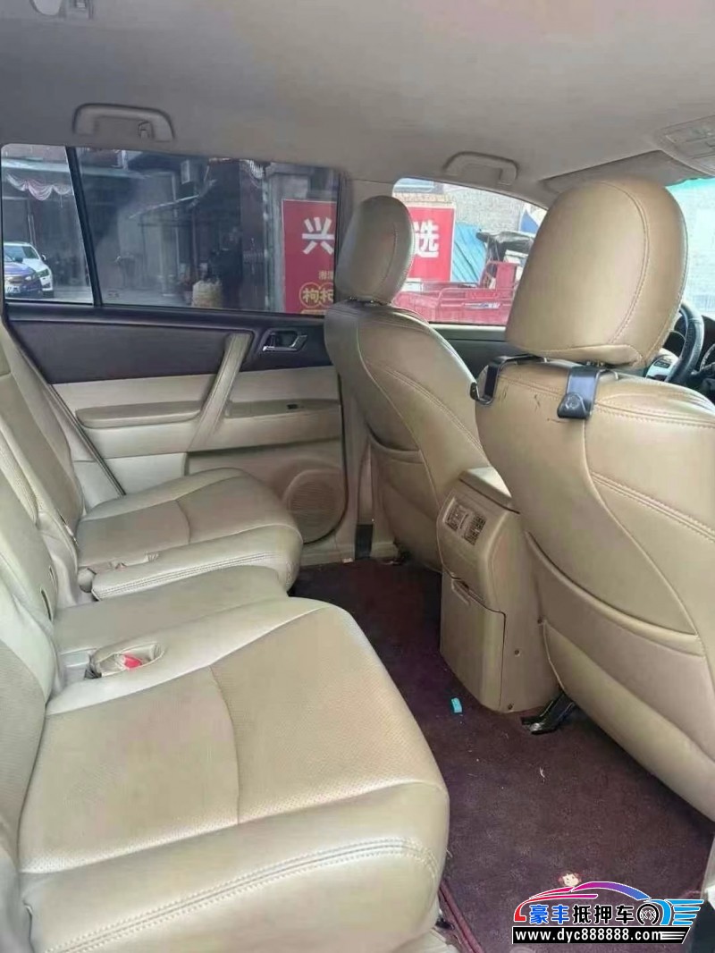 15年丰田汉兰达SUV抵押车出售