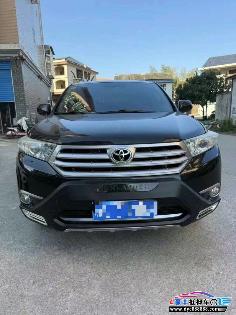 15年丰田汉兰达SUV抵押车出售