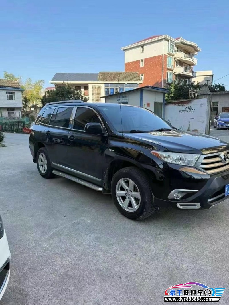 15年丰田汉兰达SUV抵押车出售