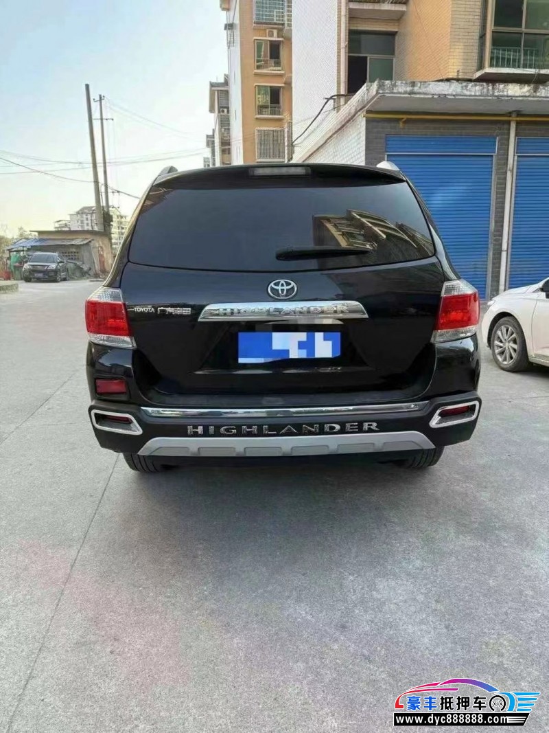 15年丰田汉兰达SUV抵押车出售