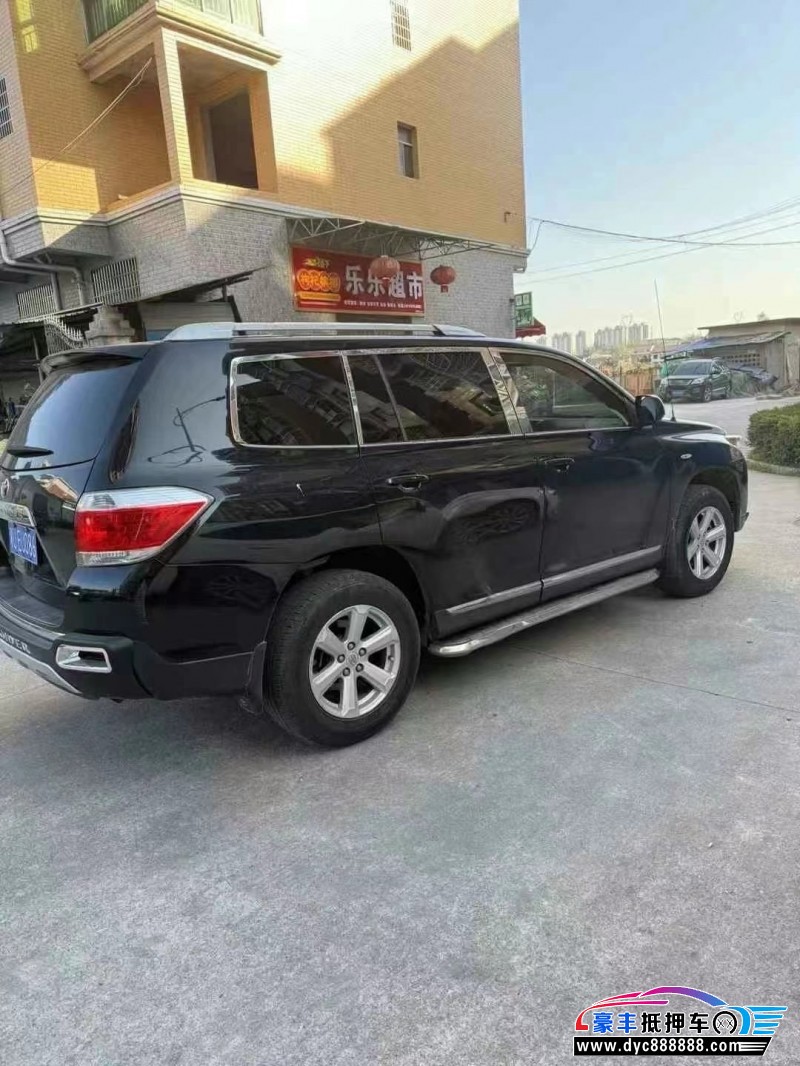 15年丰田汉兰达SUV抵押车出售