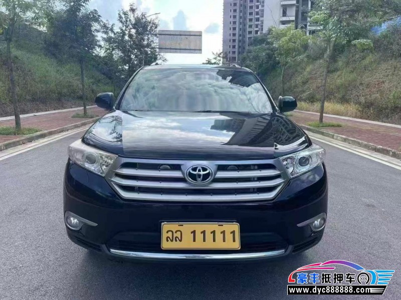 15年丰田汉兰达轿车抵押车出售