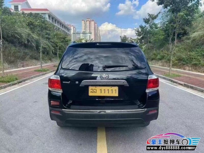 15年丰田汉兰达轿车抵押车出售