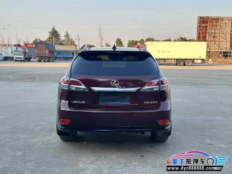 12年雷克萨斯RX轿车抵押车出售