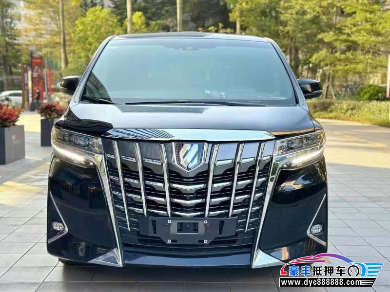 21年丰田埃尔法轿车抵押车出售