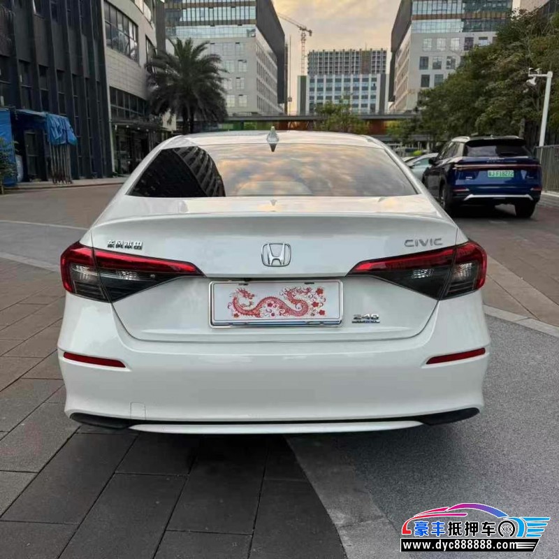 23年本田思域轿车抵押车出售