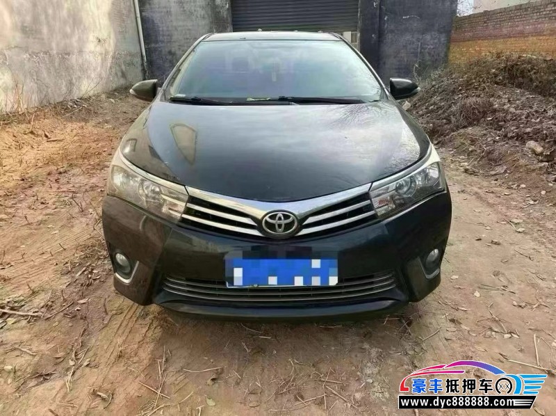 14年丰田卡罗拉轿车抵押车出售