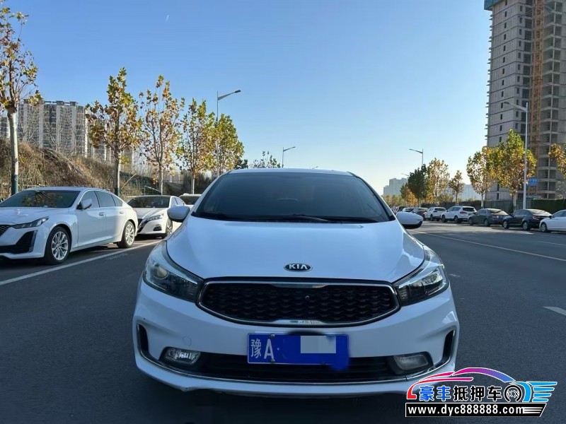 17年起亚K3轿车抵押车出售