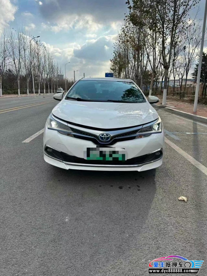 19年丰田卡罗拉轿车抵押车出售
