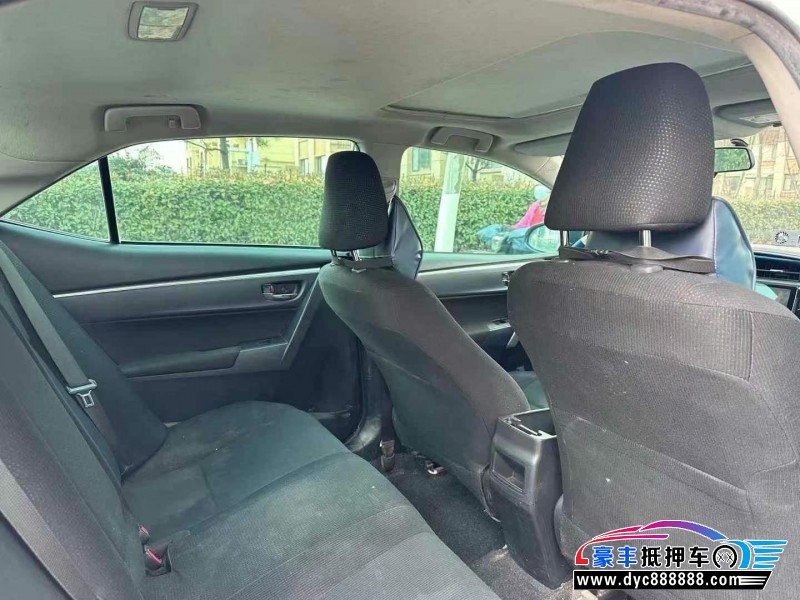 19年丰田卡罗拉轿车抵押车出售