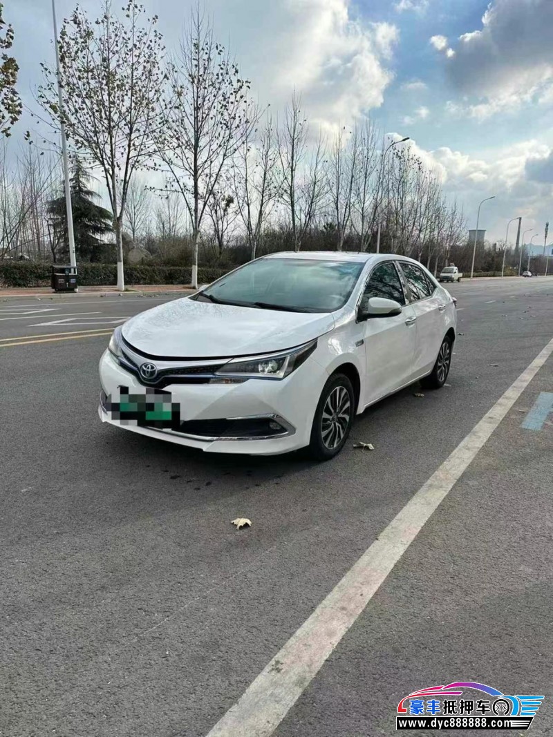 19年丰田卡罗拉轿车抵押车出售