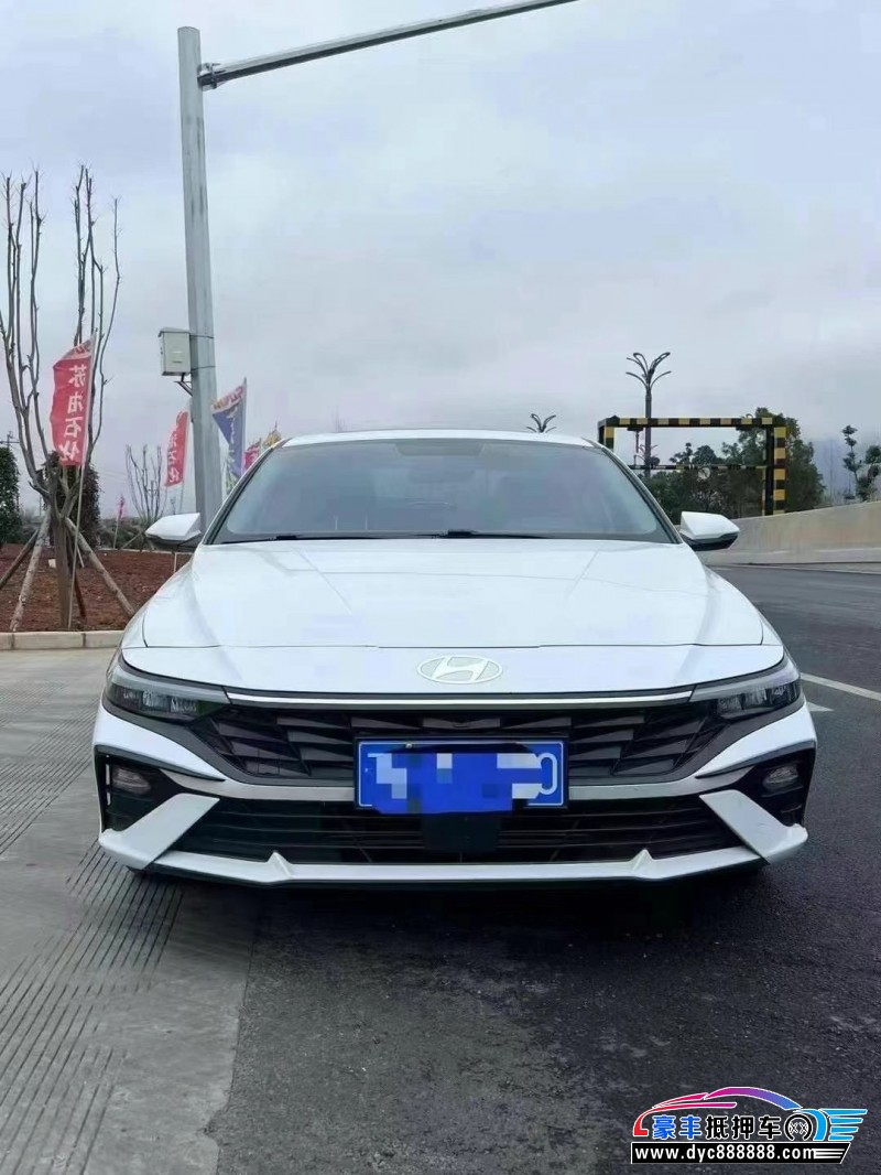 24年现代伊兰特轿车抵押车出售