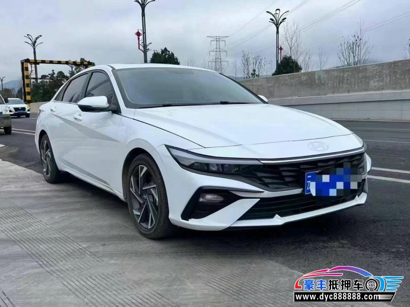 24年现代伊兰特轿车抵押车出售