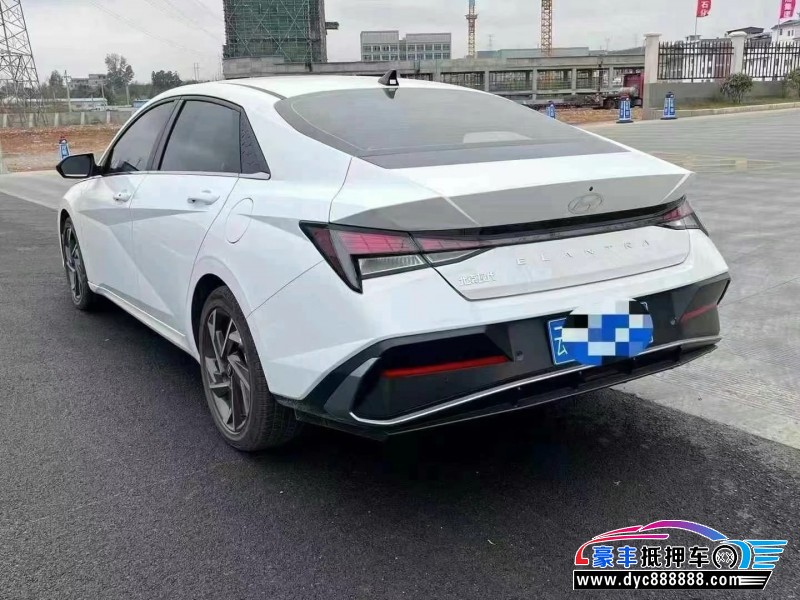 24年现代伊兰特轿车抵押车出售