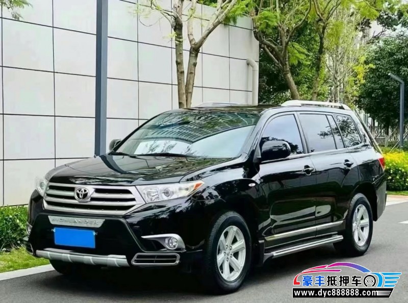 14年丰田汉兰达轿车抵押车出售