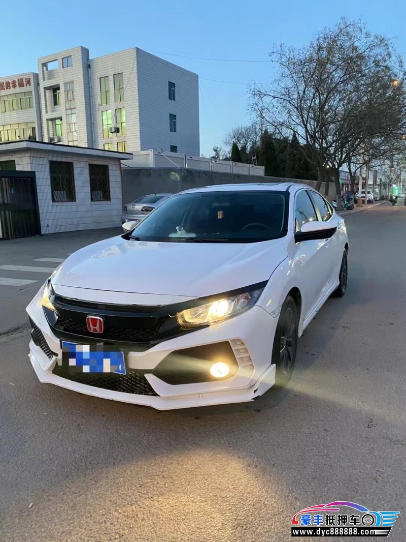 22年本田思域轿车抵押车出售