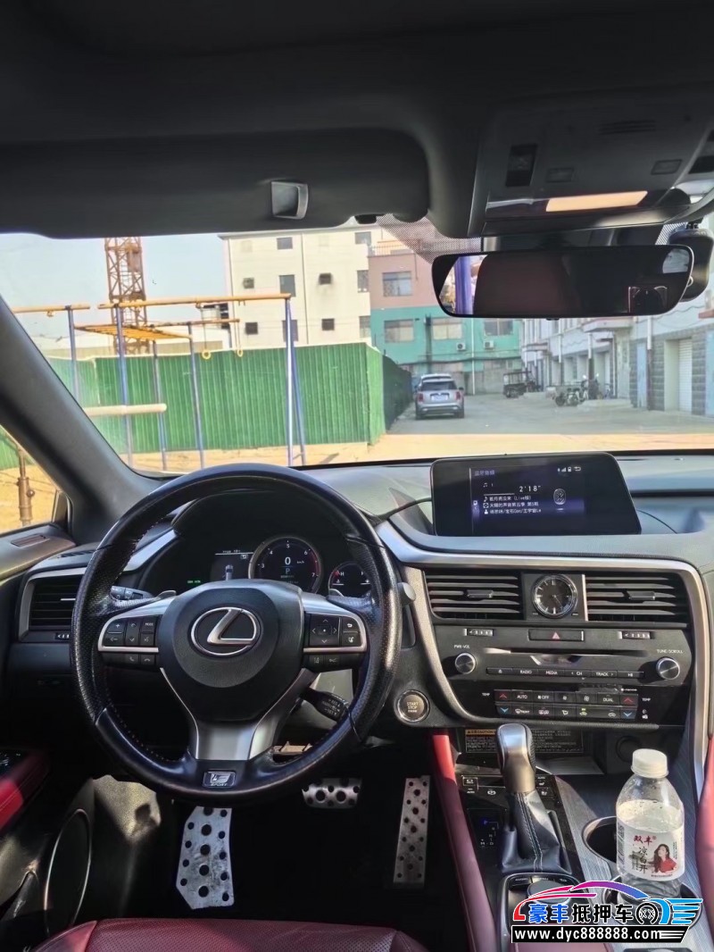 18年雷克萨斯RX轿车抵押车出售