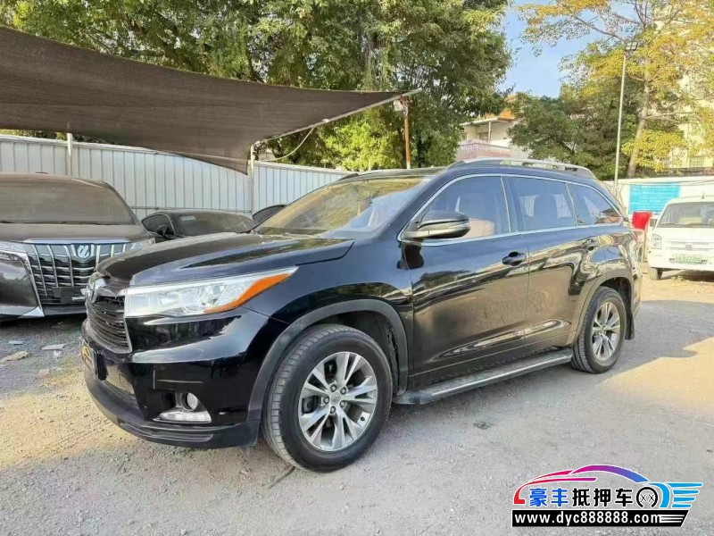 17年丰田汉兰达轿车抵押车出售