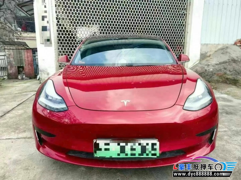 20年特斯拉MODEL 3轿车抵押车出售