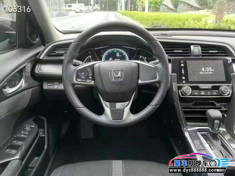 18年本田思域轿车抵押车出售
