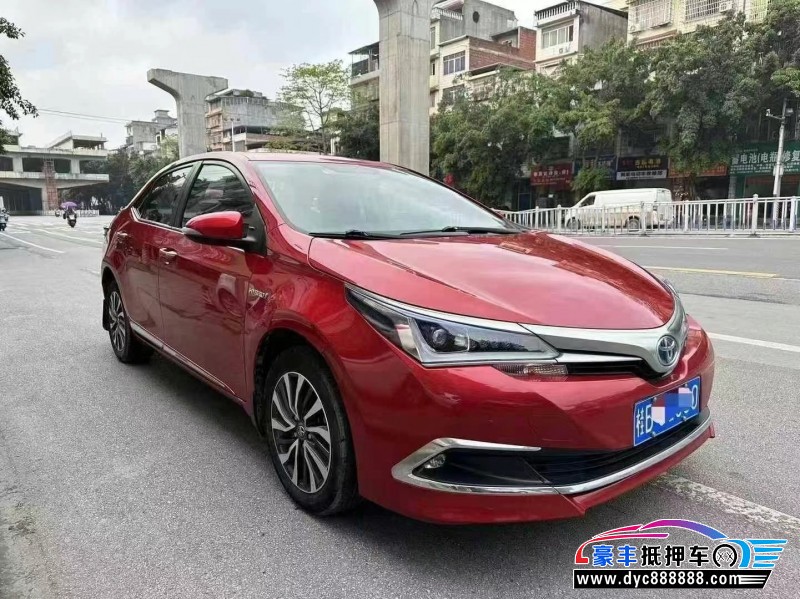 17年丰田卡罗拉轿车抵押车出售