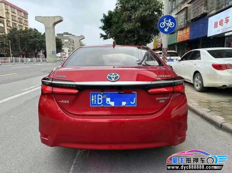 17年丰田卡罗拉轿车抵押车出售