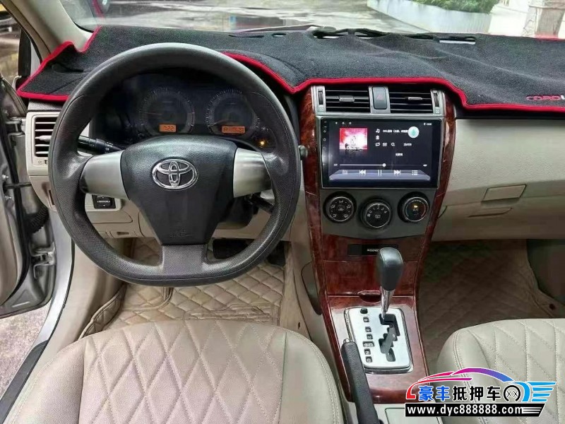 12年丰田卡罗拉轿车抵押车出售