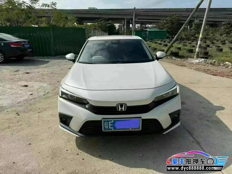 23年本田思域轿车抵押车出售