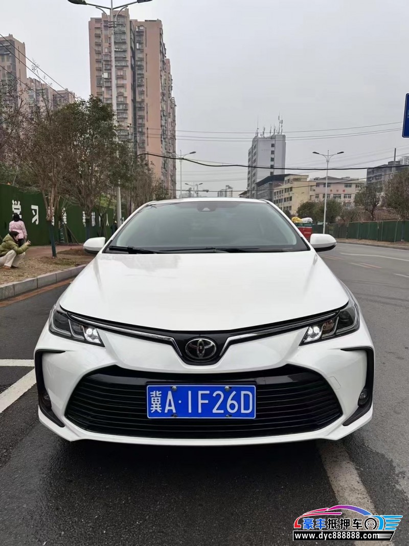 23年丰田卡罗拉轿车抵押车出售