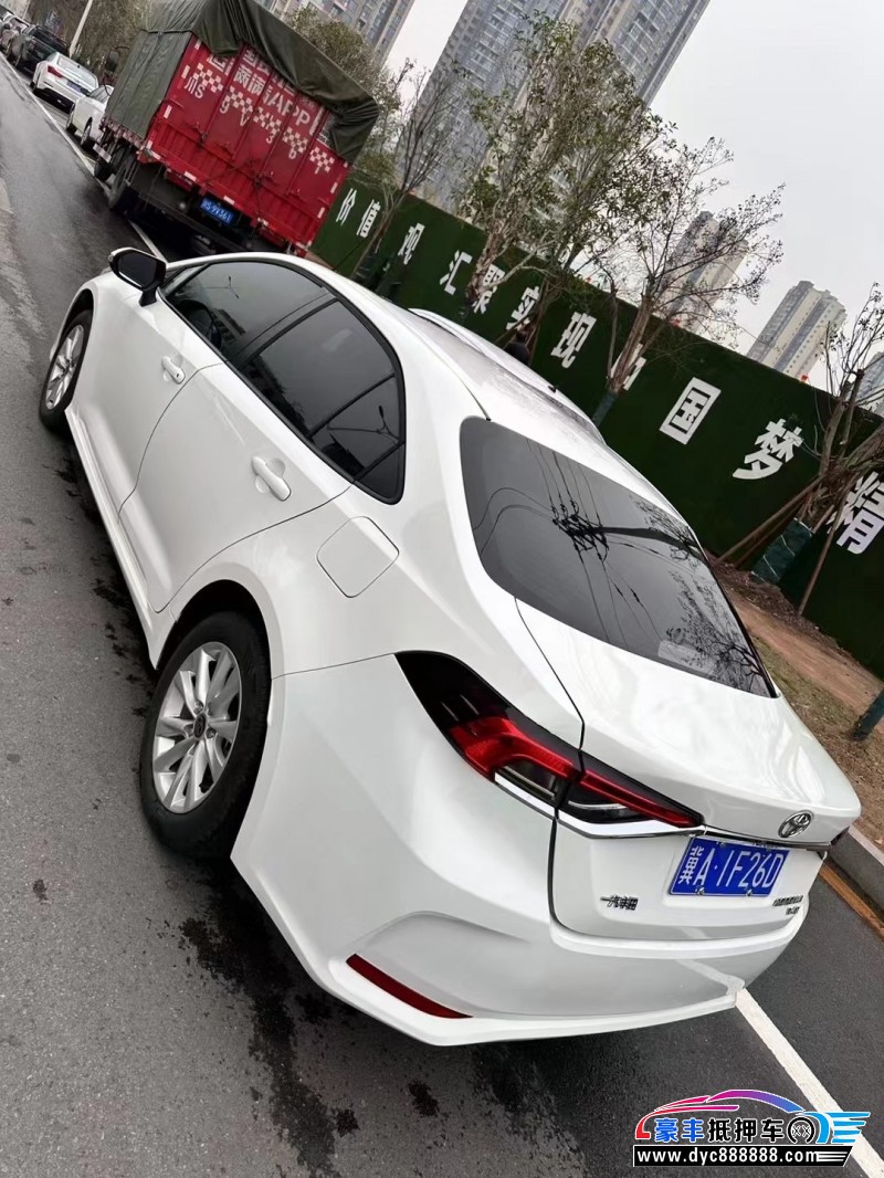 23年丰田卡罗拉轿车抵押车出售