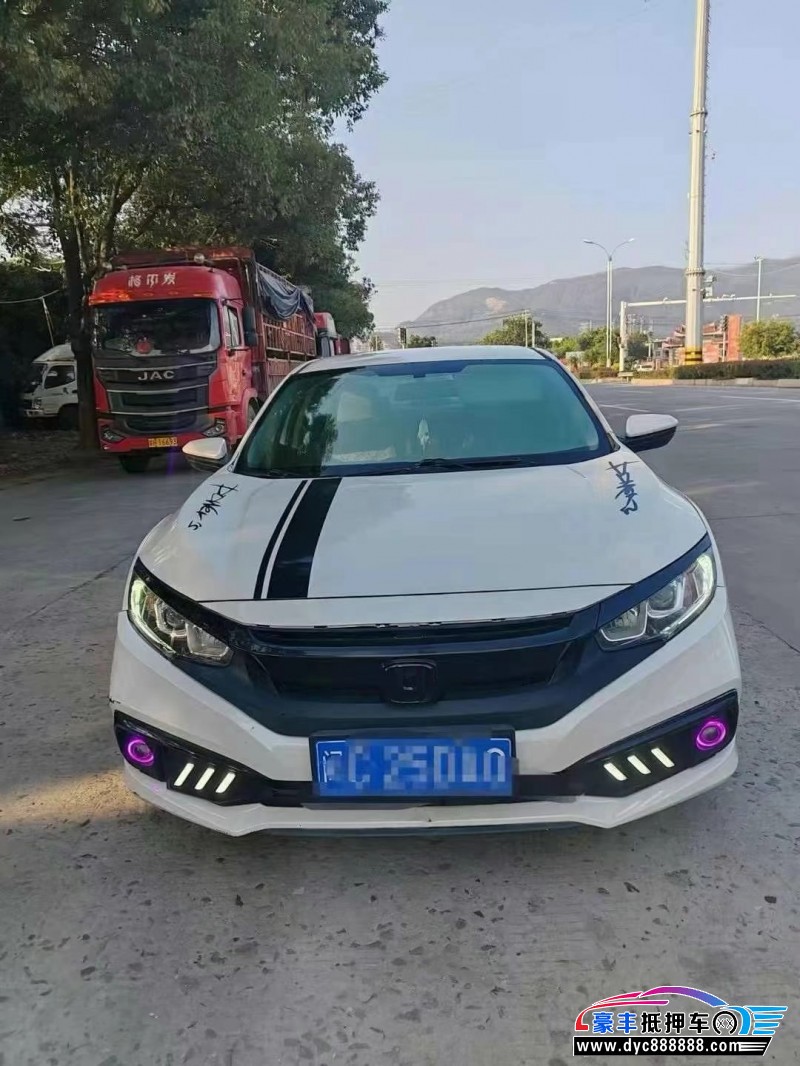 19年本田思域轿车抵押车出售