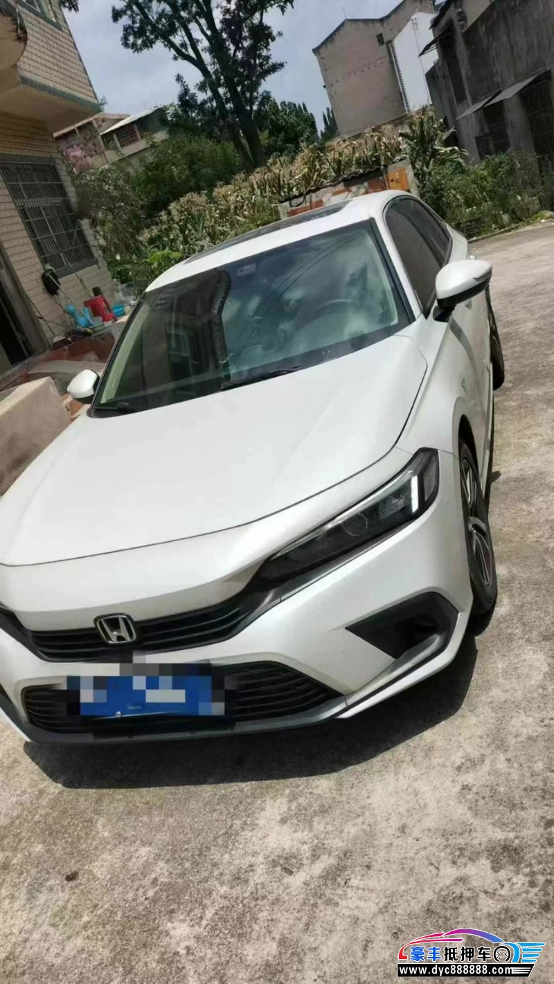 22年本田思域轿车抵押车出售