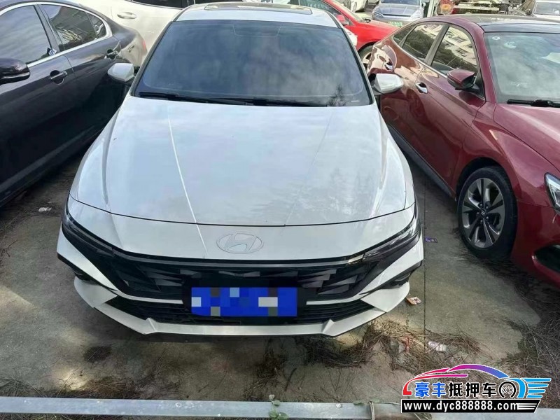 23年现代伊兰特轿车抵押车出售