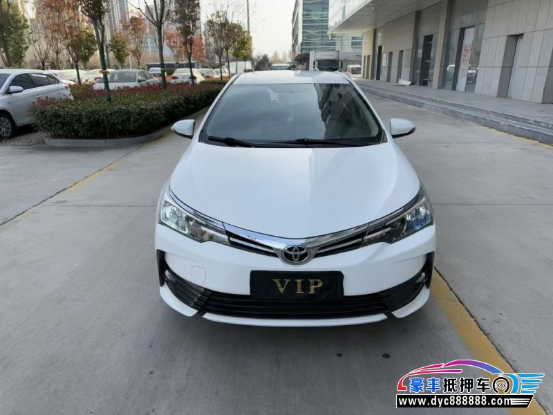 19年丰田卡罗拉轿车抵押车出售