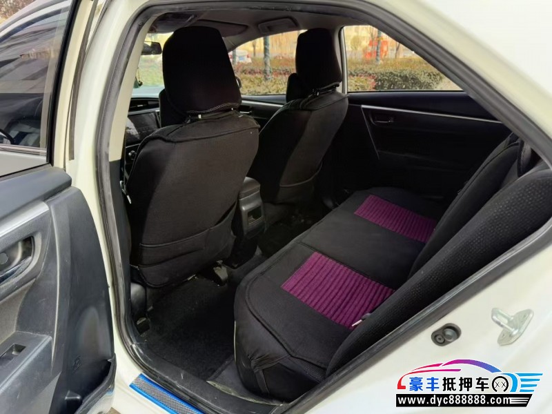 19年丰田卡罗拉轿车抵押车出售