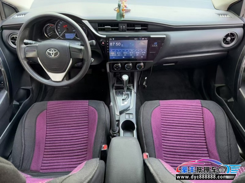 19年丰田卡罗拉轿车抵押车出售