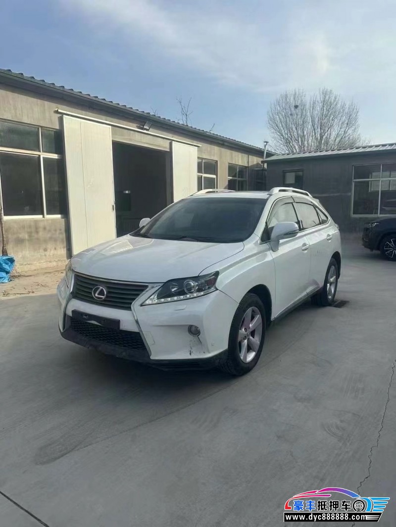 12年雷克萨斯RXSUV抵押车出售
