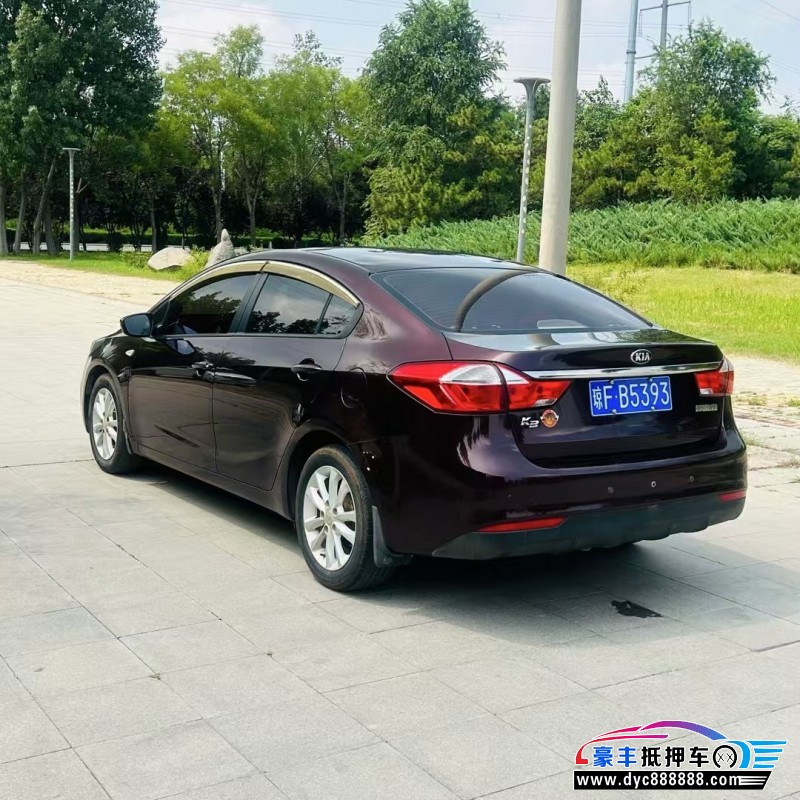 18年起亚K3轿车抵押车出售