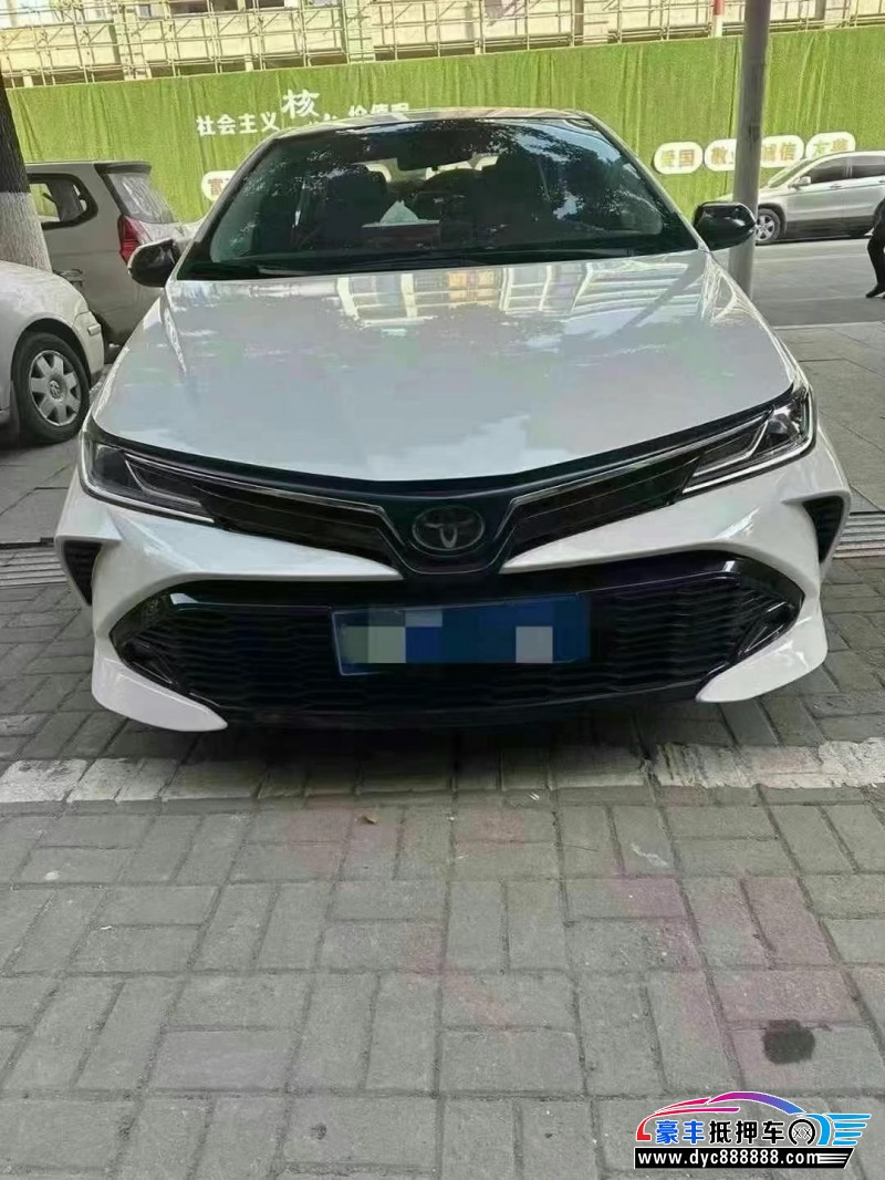 21年丰田卡罗拉轿车抵押车出售