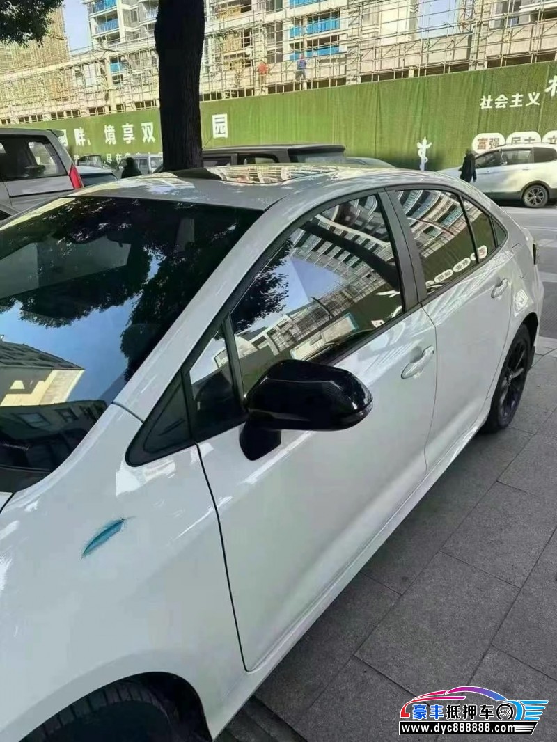 21年丰田卡罗拉轿车抵押车出售