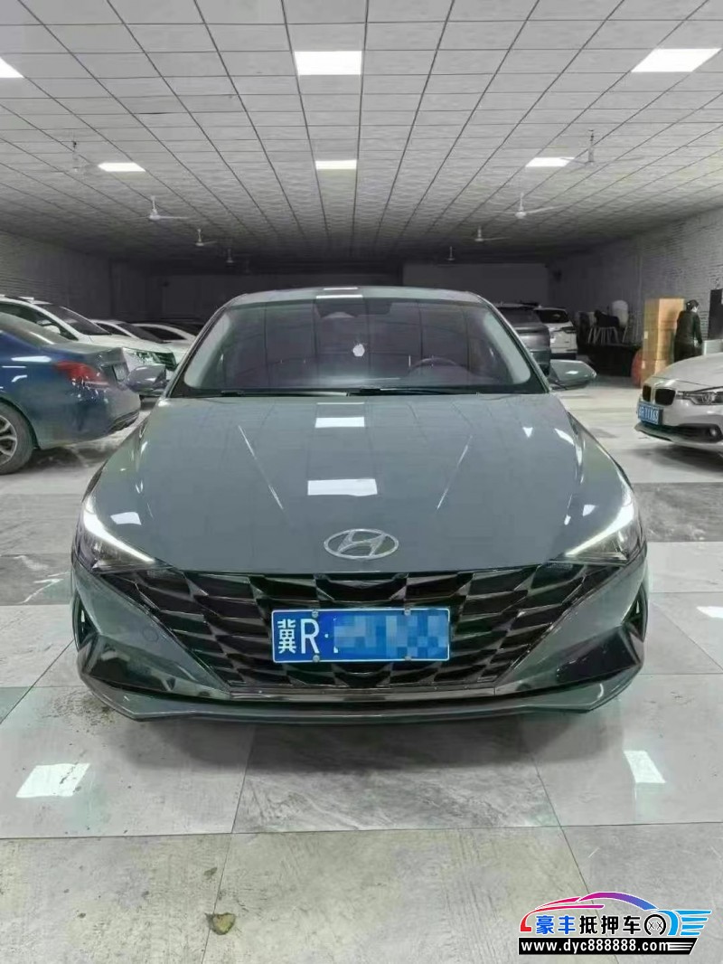 22年现代伊兰特轿车抵押车出售