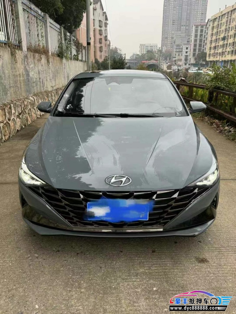 23年现代伊兰特轿车抵押车出售