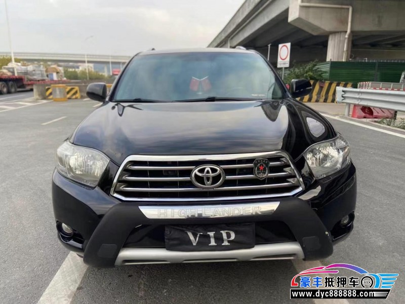 09年丰田汉兰达轿车抵押车出售