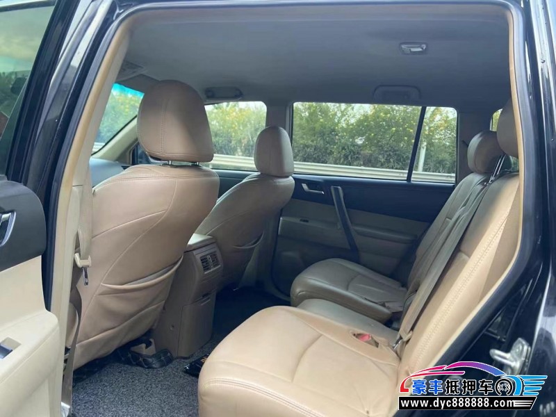 09年丰田汉兰达轿车抵押车出售