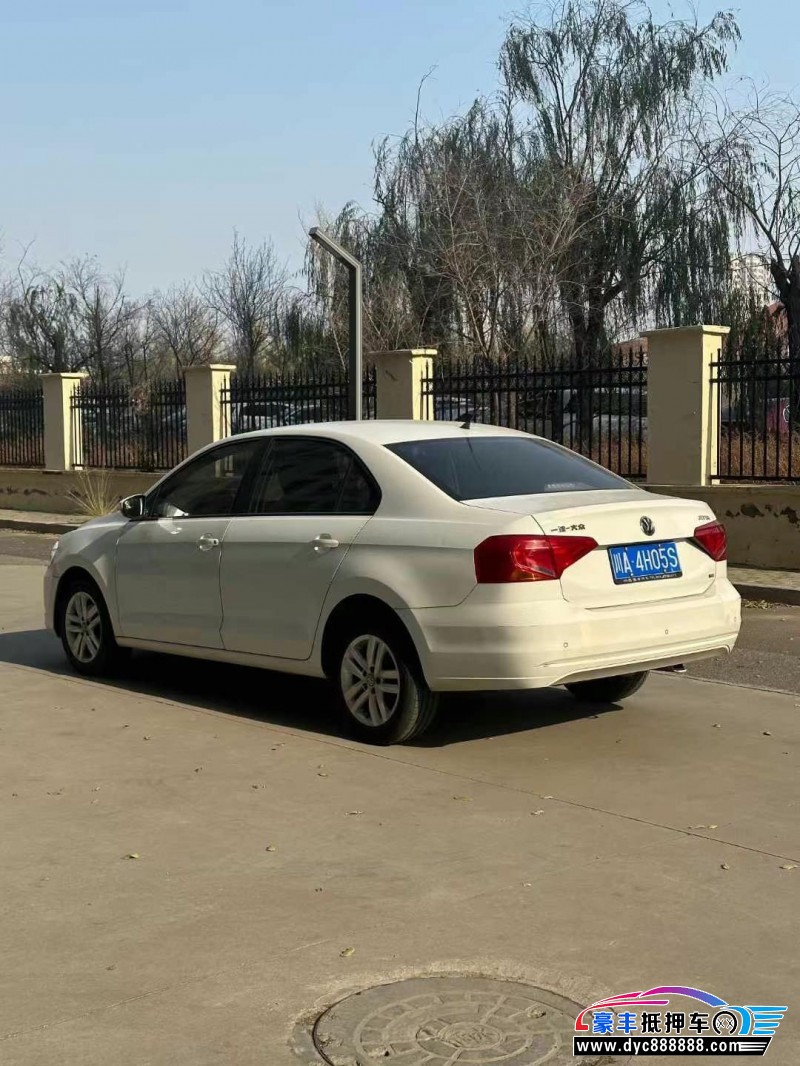 19年大众捷达轿车抵押车出售