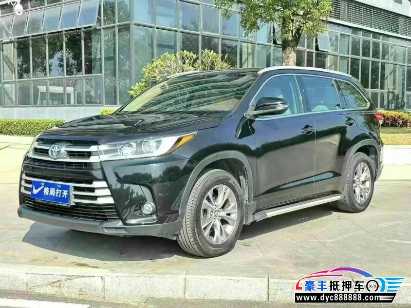 21年丰田汉兰达轿车抵押车出售