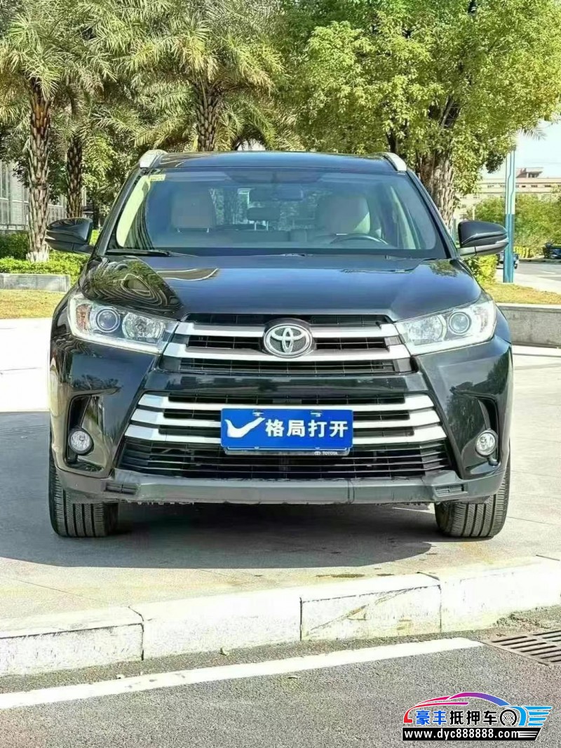 21年丰田汉兰达轿车抵押车出售