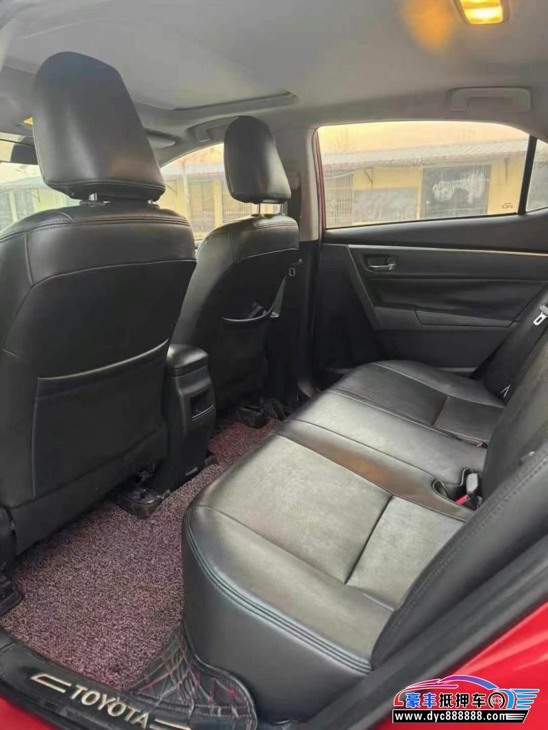 17年丰田卡罗拉轿车抵押车出售